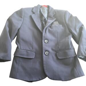 Leo & Zachary Boys Navy Suit Sport Jacket Blazer size 4